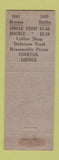 Matchbook Cover - Hotel Wolverine Detroit MI