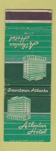 Matchbook Cover - Atlantan Hotel GA WORN