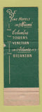 Matchbook Cover - Atlantan Hotel GA WORN