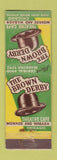 Matchbook Cover - The Brown Derby Chicago IL