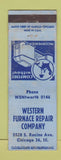 Matchbook Cover - Western Furnace Repair Chicago IL WEAR