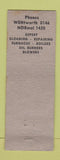 Matchbook Cover - Western Furnace Repair Chicago IL WEAR
