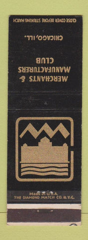 Matchbook Cover - Mechants Manufacturers Club Chicago IL