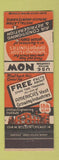 Matchbook Cover - Utilities Engineering Institute Chicago IL