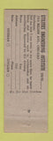 Matchbook Cover - Utilities Engineering Institute Chicago IL