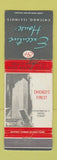 Matchbook Cover - Executive House Hotel Chicago IL WEAR