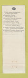 Matchbook Cover - Executive House Hotel Chicago IL WEAR