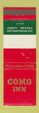 Matchbook Cover - Como Inn Chicago IL WEAR