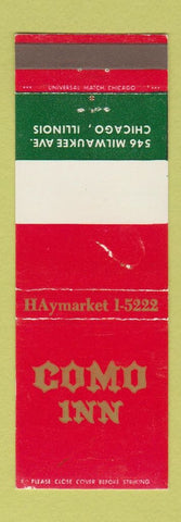 Matchbook Cover - Como Inn Chicago IL WEAR