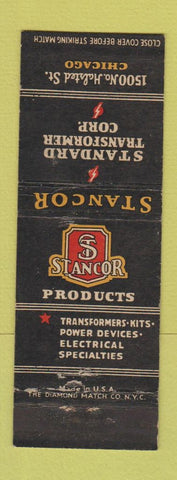 Matchbook Cover - Standard Transformer Chicago IL WEAR