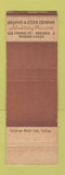 Matchbook Cover - H&E Personal Service Advertising Printing Chicago IL