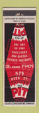 Matchbook Cover - The Pit Restaurant Chicago IL CREASE