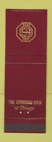 Matchbook Cover - Standard Club of Chicago IL 108th