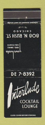 Matchbook Cover - Interlude Cocktail Lounge Chicago IL
