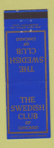 Matchbook Cover - Swedish Club Chicago IL