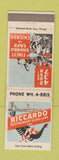 Matchbook Cover - Riccardo Restaurant Chicago IL WEAR