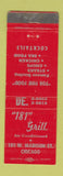 Matchbook Cover - 181 Grill Chicago IL WEAR
