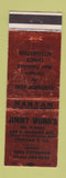 Matchbook Cover - Jimmy Wong's Chicago IL Chinese Food WEAR