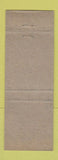 Matchbook Cover - Warren Barr Supply Chicago IL Valves Fittings Pipes