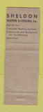 Matchbook Cover - Sheldon Heating Cooling Chicago IL WORN