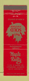 Matchbook Cover - Maple Real Estate Lombard IL