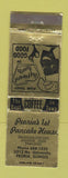 Matchbook Cover - Peoria's 1st Pancake House Peoria IL GOLD WEAR