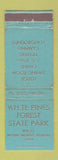 Matchbook Cover - White Pines Forest State Park Mount Morris IL WEAR
