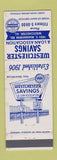 Matchbook Cover - Westchester Savings and Loan IL