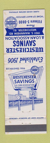 Matchbook Cover - Westchester Savings and Loan IL