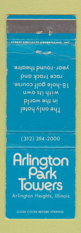 Matchbook Cover - Arlington Park Towers Arlington Heights IL WEAR