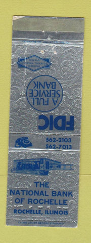 Matchbook Cover - National Bank of Rochelle IL WEAR