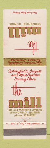 Matchbook Cover - The Mill Springfield IL