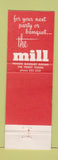Matchbook Cover - The Mill Springfield IL