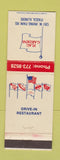 Matchbook Cover - Flag Gardens Itasca IL