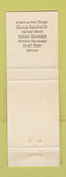 Matchbook Cover - Flag Gardens Itasca IL