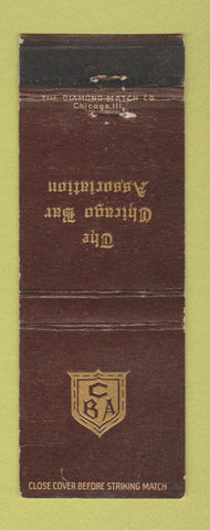 Matchbook Cover - Chicago Bar Association IL