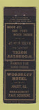 Matchbook Cover - Woodruff Hotel Joliet IL