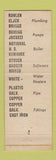 Matchbook Cover - Tri State Supply Freeport IL plumbing heating pump well