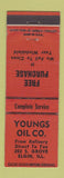 Matchbook Cover - Youngs Oil Elgin IL