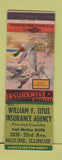 Matchbook Cover - William Titus Insurance Moline IL