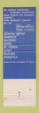 Matchbook Cover - Pekin Insurance Ogle Agency Oregon IL