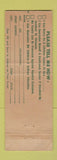 Matchbook Cover - George Washington Insurance Home Office Evanston IL