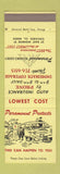 Matchbook Cover - Paramount Insurance Chicago IL