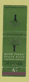 Matchbook Cover - River Forest State Bank IL