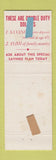 Matchbook Cover - Fidelity Life Insurance Ralph Schepler Fulton IL
