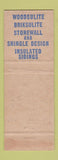 Matchbook Cover - Gold Seal Asphalt Roofing Chicago Heights IL