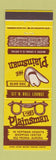 Matchbook Cover - The Plainsman Hoffman Heights IL