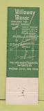 Matchbook Cover - Willoway Manor Naperville IL