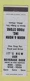 Matchbook Cover - Horn & Horn Food Store Alton IL