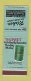 Matchbook Cover - Risher Fire Brick Company Chicago IL